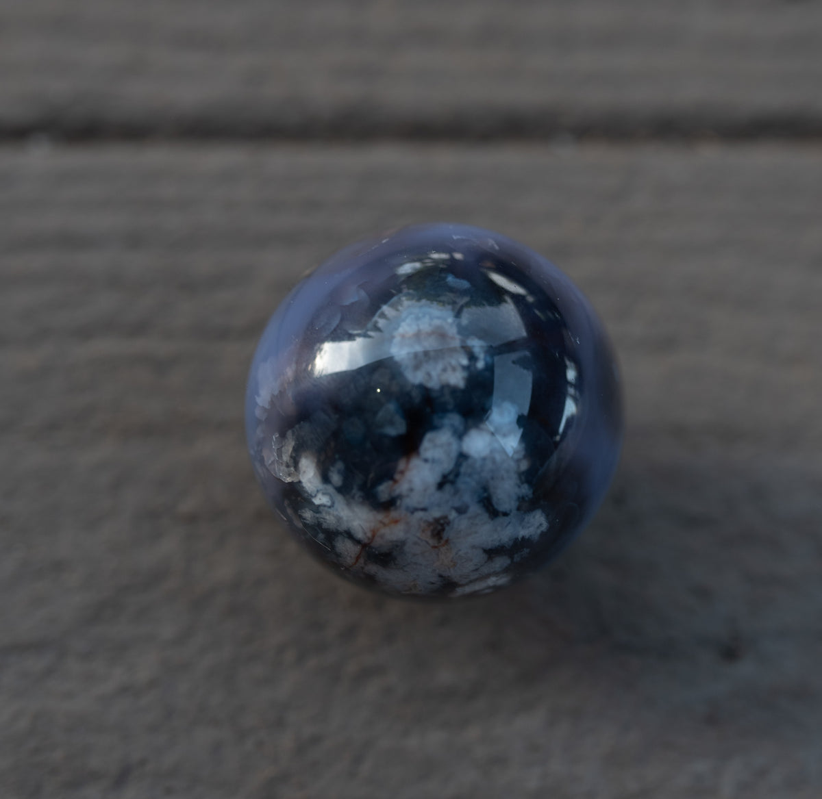 Small Blue Lace Agate Sphere