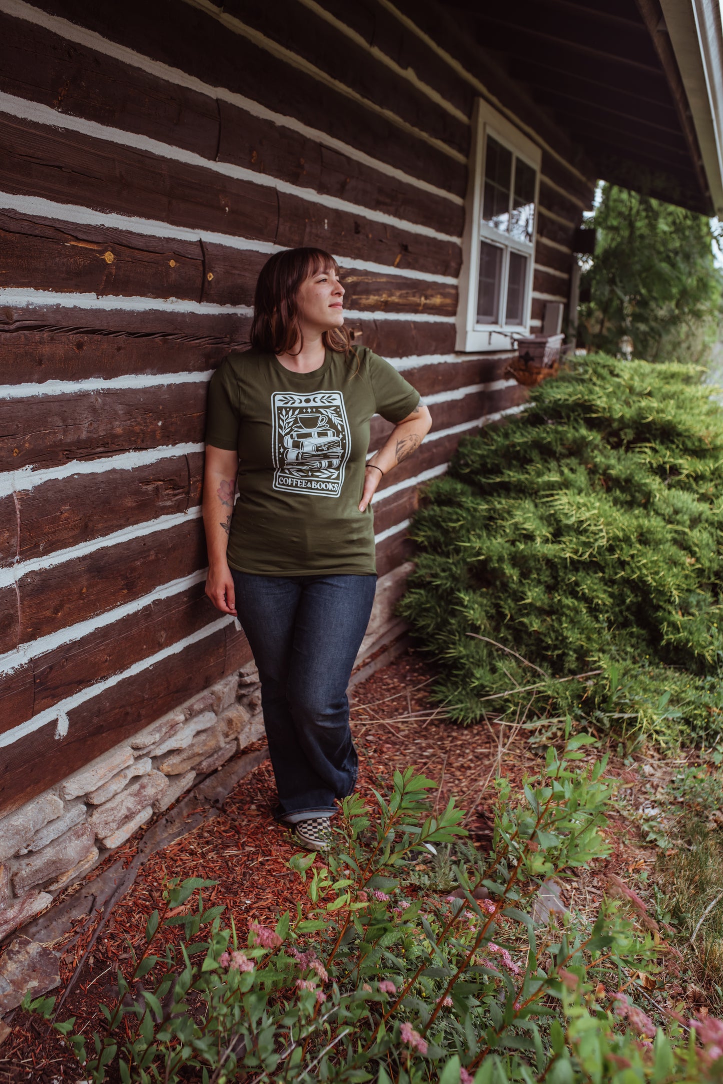 Coffee & Books Tarot shirt
